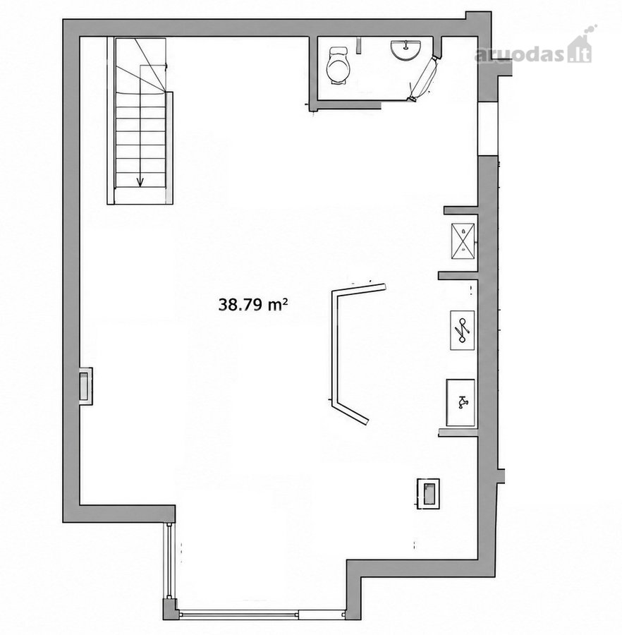 Parduodamas Erdvus 2 Kambarių Butas Vilniaus - nuotraukos Nr. 22