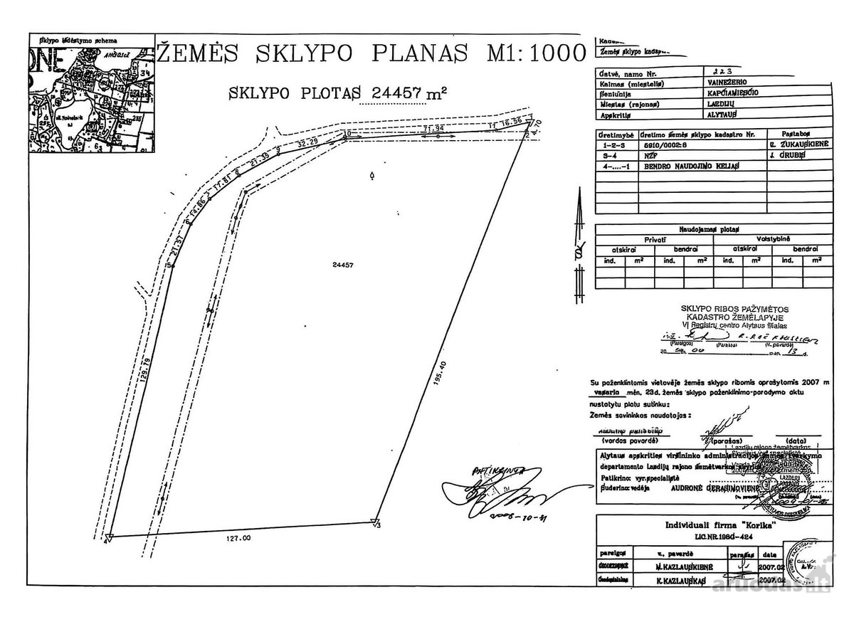 Parduodamas 2,45 Ha Sklypas Su Galimybe - nuotraukos Nr. 4