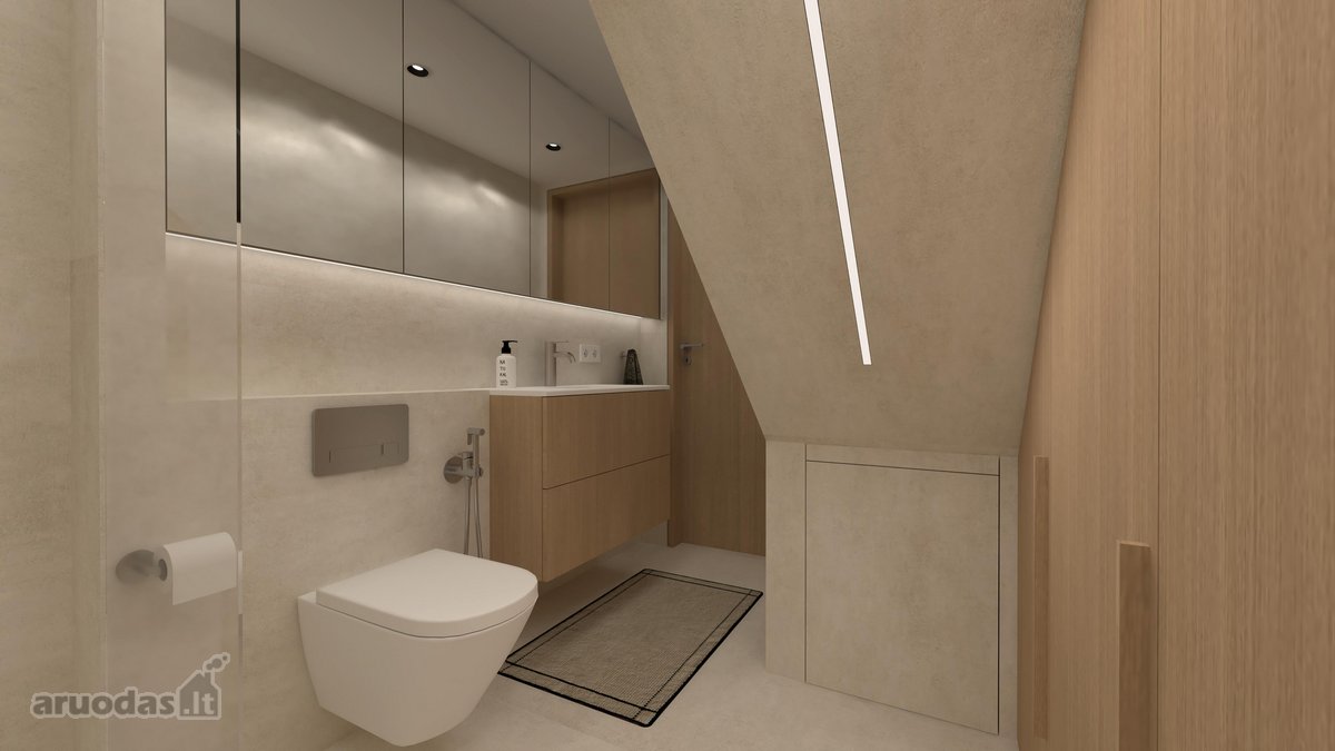 Nuomojamas Visiškai Naujas 32 M² Dizaino - nuotraukos Nr. 5