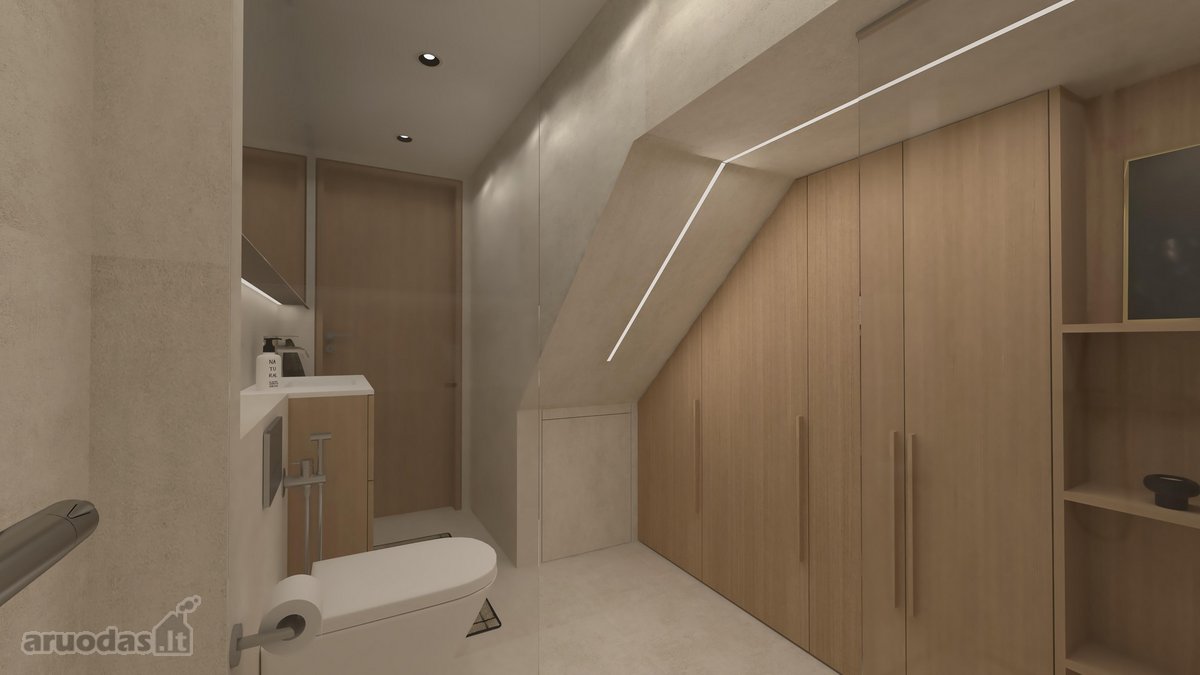 Nuomojamas Visiškai Naujas 32 M² Dizaino - nuotraukos Nr. 7