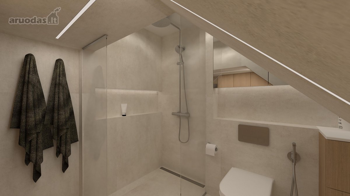 Nuomojamas Visiškai Naujas 32 M² Dizaino - nuotraukos Nr. 9