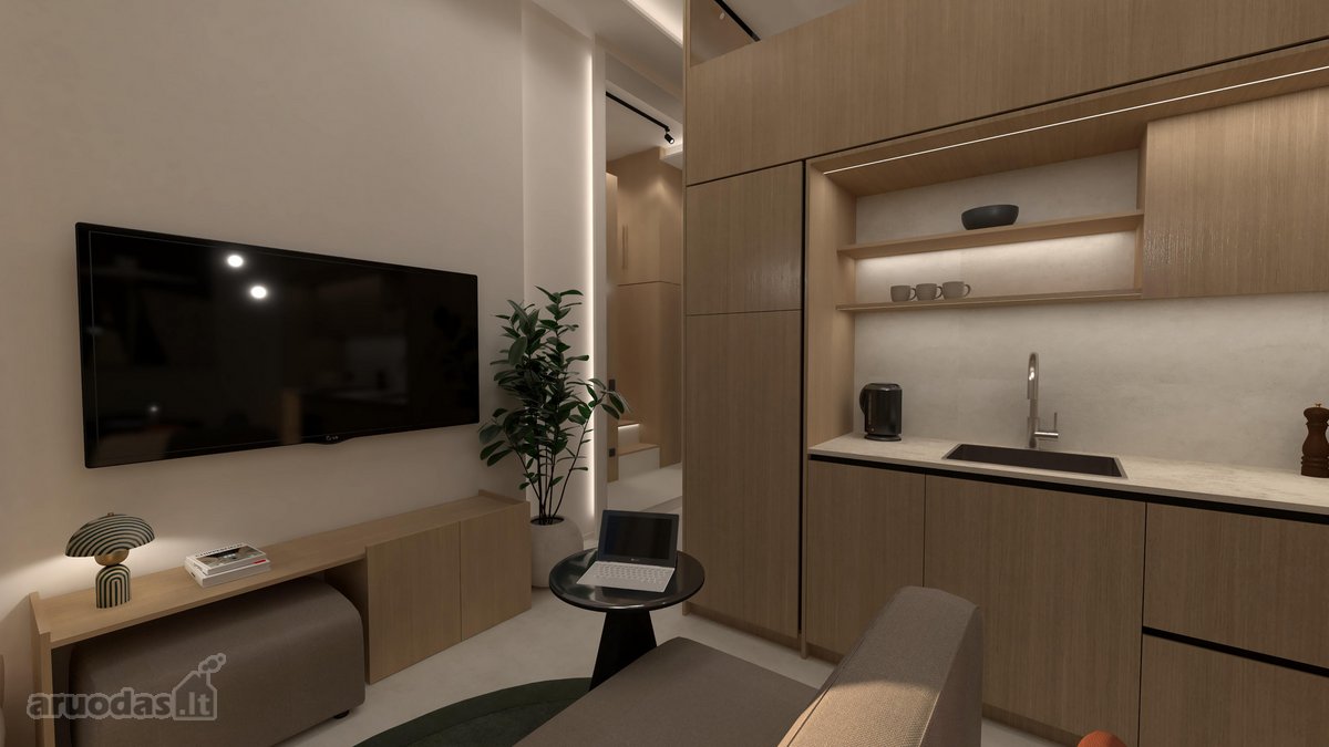 Nuomojamas Visiškai Naujas 32 M² Dizaino - nuotraukos Nr. 10