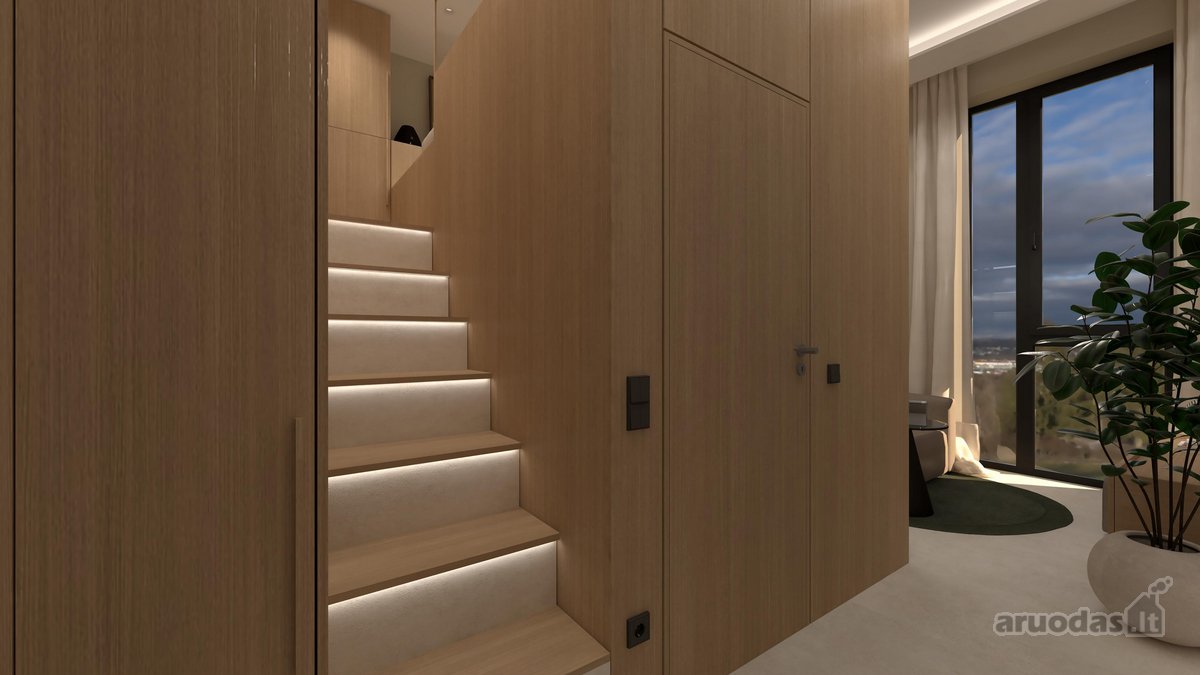 Nuomojamas Visiškai Naujas 32 M² Dizaino - nuotraukos Nr. 12