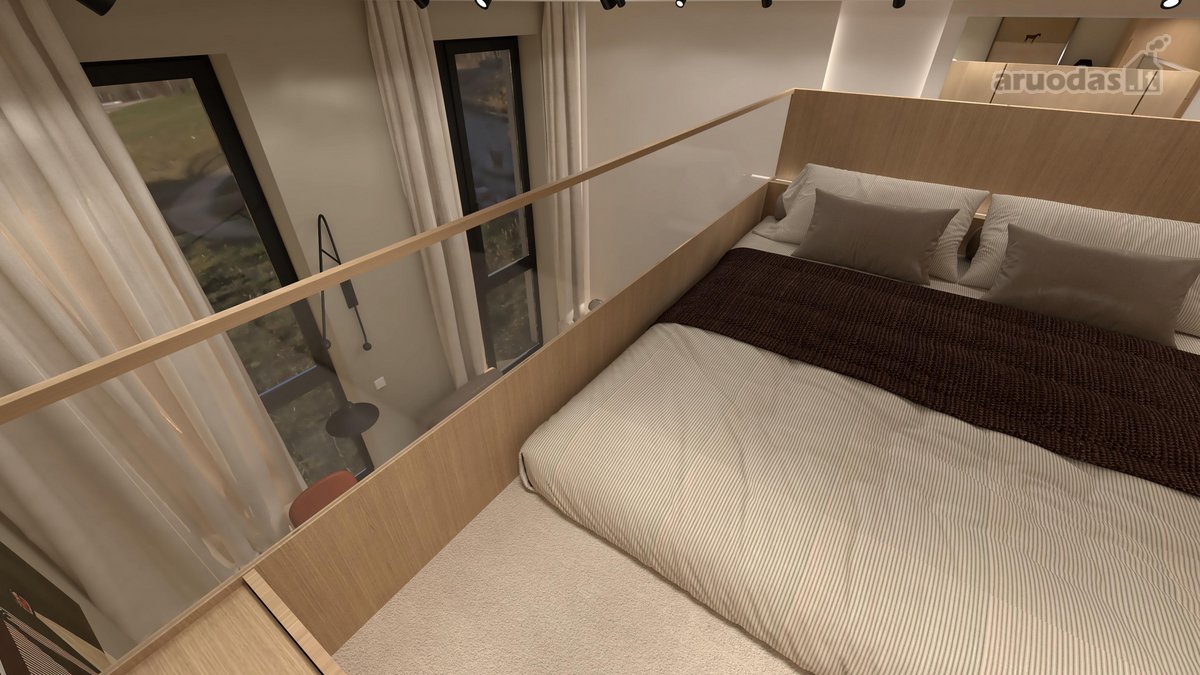 Nuomojamas Visiškai Naujas 32 M² Dizaino - nuotraukos Nr. 16