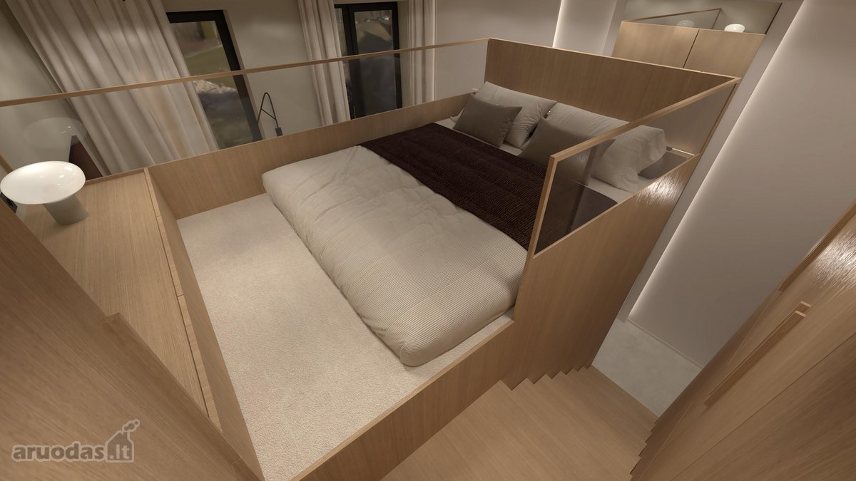 Nuomojamas Visiškai Naujas 32 M² Dizaino - nuotraukos Nr. 17