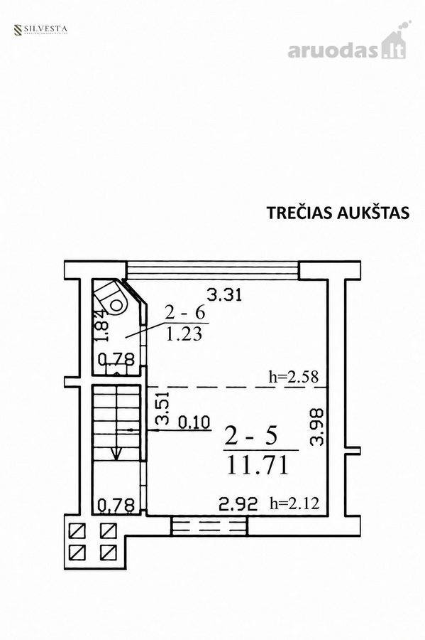 Parduodami jaukūs ir išskirtinio išplanavimo - nuotraukos Nr. 28