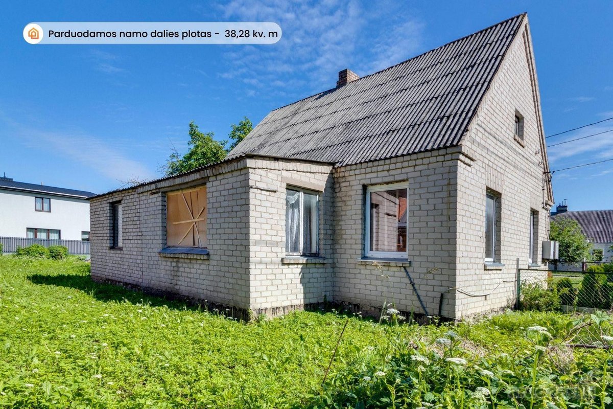 Parduodama namo dalis su sklypo dalimi - nuotraukos Nr. 3