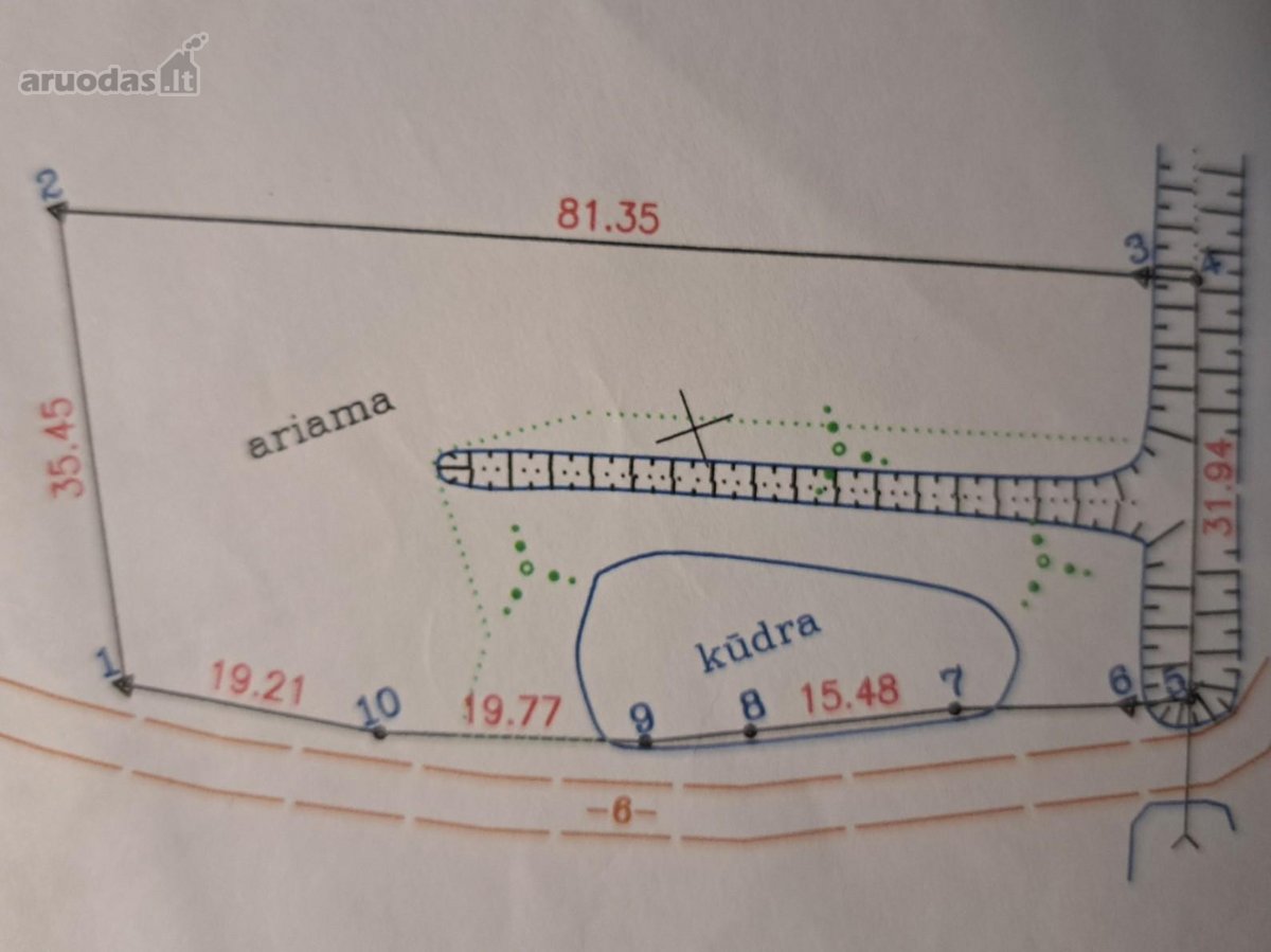 Sklypas Žemaičių Kalvarijos k. ribojasi su - nuotraukos Nr. 2