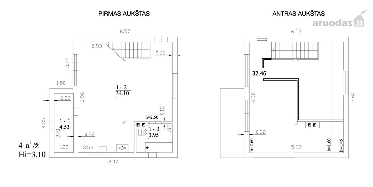 Parduodamas 79 kv. m dviejų aukštų namas itin - nuotraukos Nr. 20