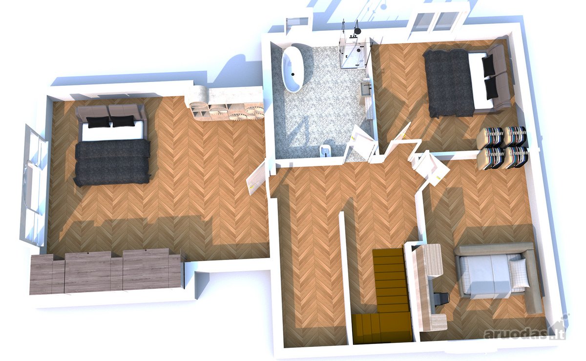 Parduodamas 190 m² namas su garažu ir 10,86 - nuotraukos Nr. 37