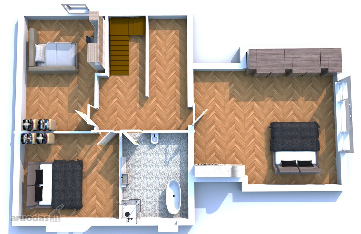 Parduodamas 190 m² namas su garažu ir 10,86 - nuotraukos Nr. 38
