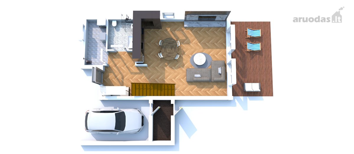 Parduodamas 190 m² namas su garažu ir 10,86 - nuotraukos Nr. 34