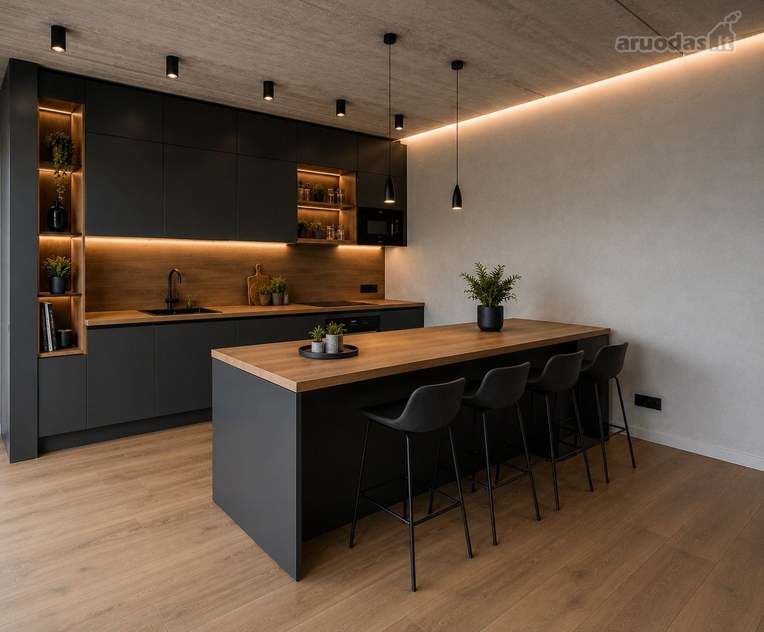 Modernios architektūros projekto, "L" Formos - nuotraukos Nr. 32