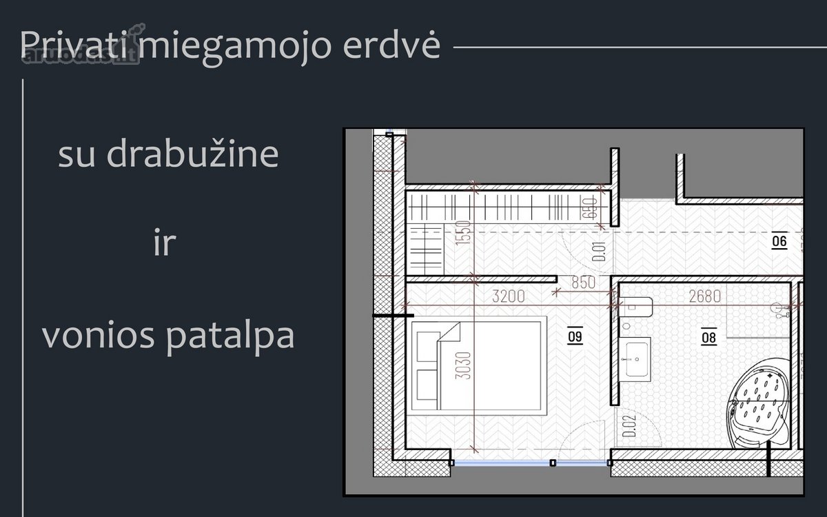 Modernios architektūros projekto, "L" Formos - nuotraukos Nr. 33