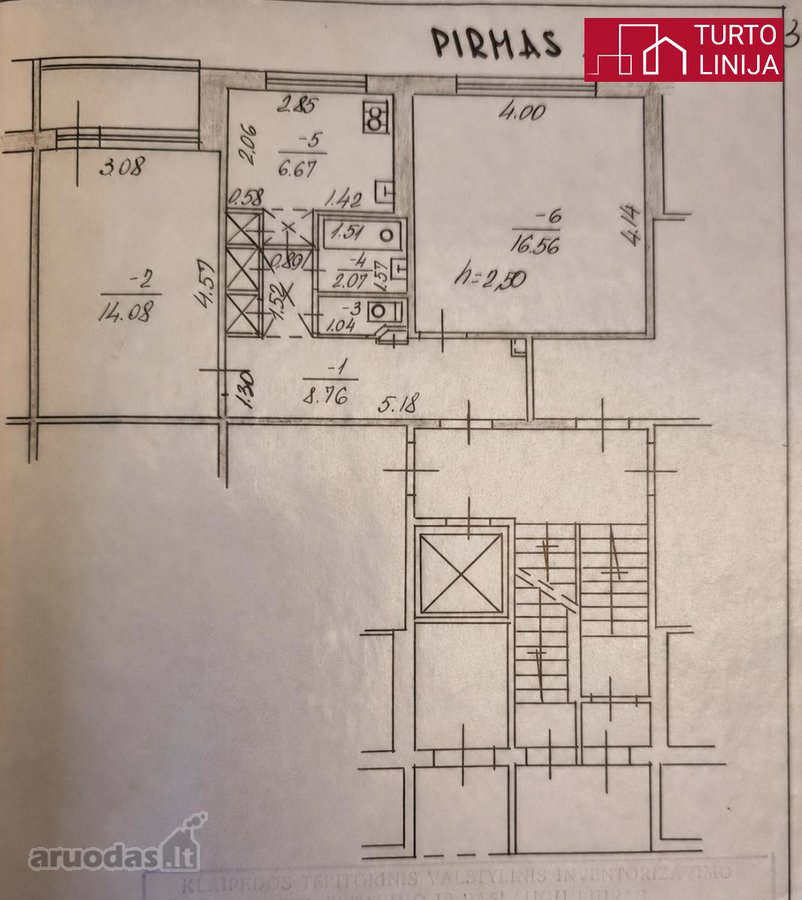 Parduodamas 2 kambarių butas Klaipėdoje, - nuotraukos Nr. 13