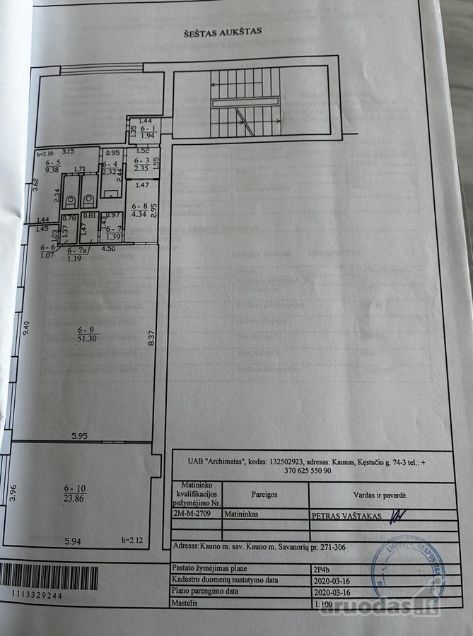 83 m² Pilnai Įrengtos Patalpos  2 San. - nuotraukos Nr. 20