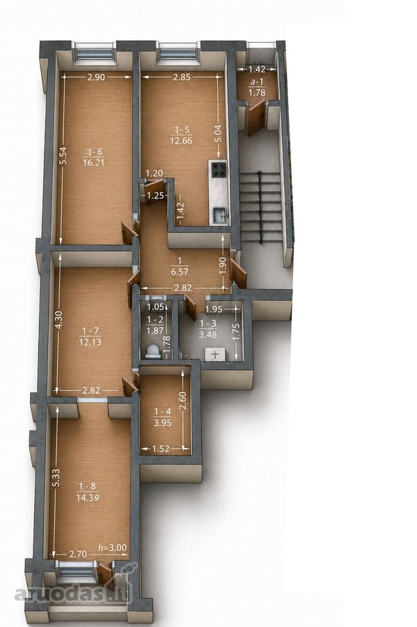 Renovuotas namas, minimalios išlaidos buto - nuotraukos Nr. 29