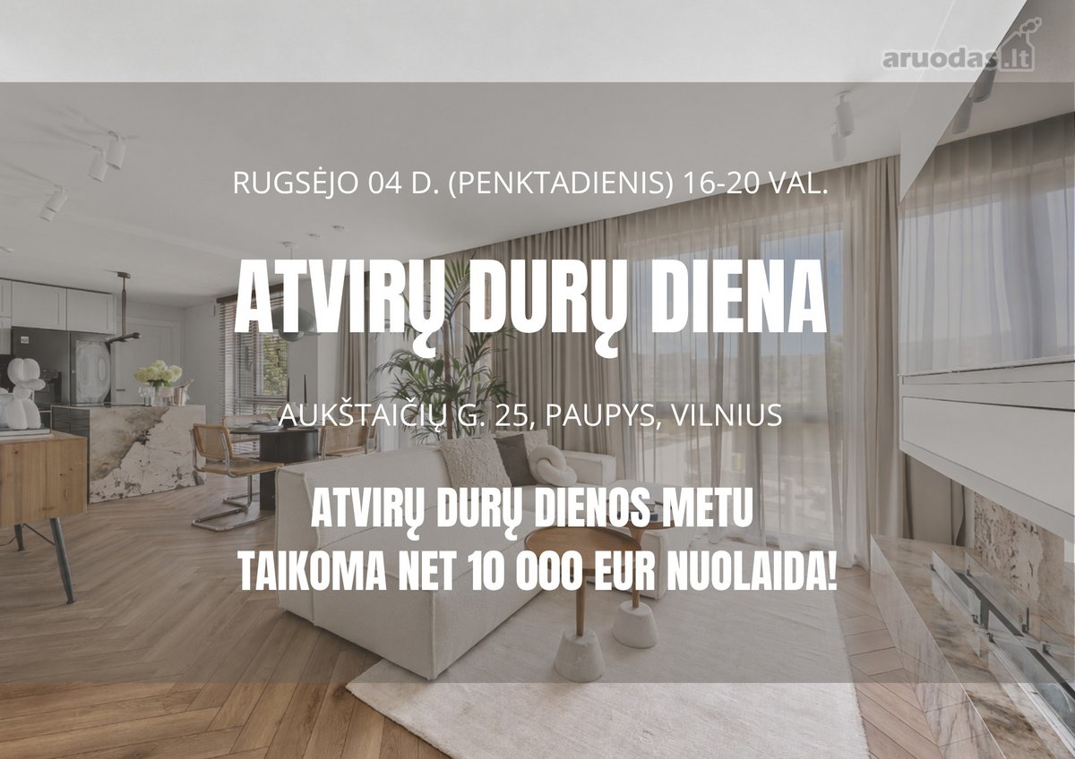 Parduodamas Išskirtinis Butas Per Du Aukštus - nuotraukos Nr. 2