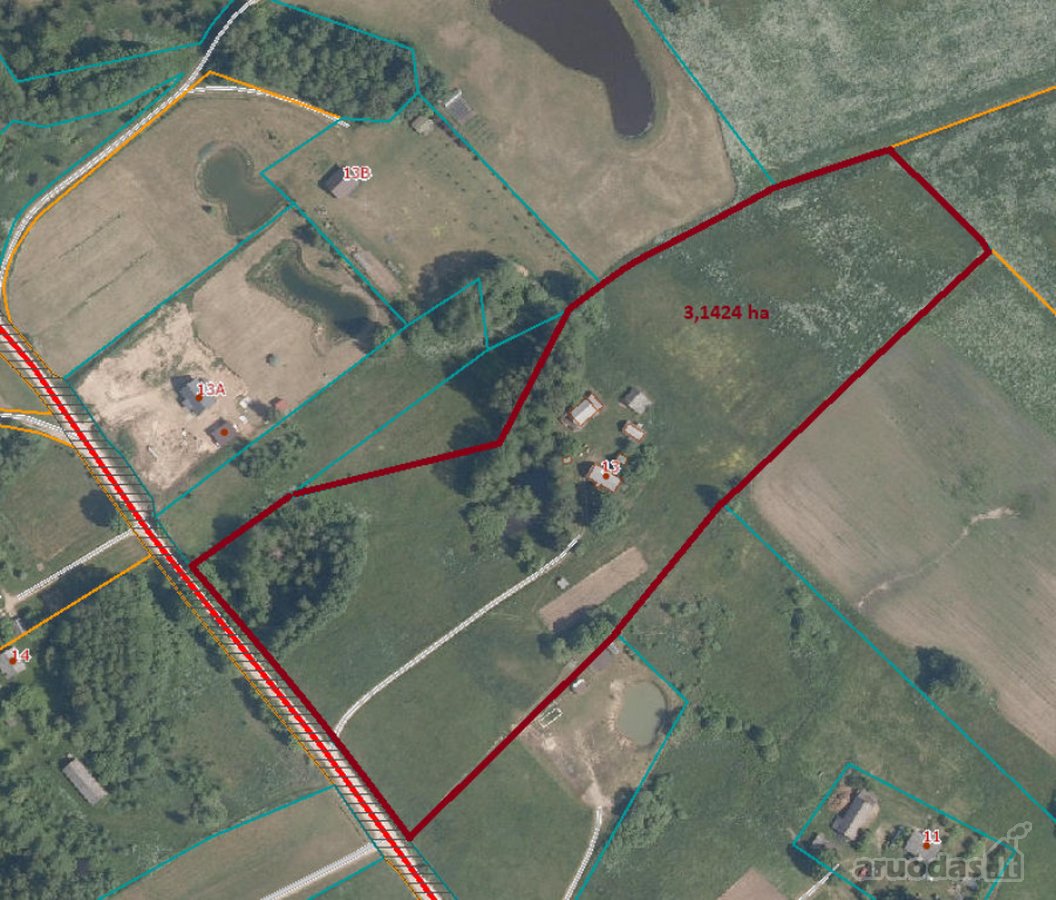 Tik 8 Km Nuo Utenos, 3 Ha Sklype, Antalgės - nuotraukos Nr. 23