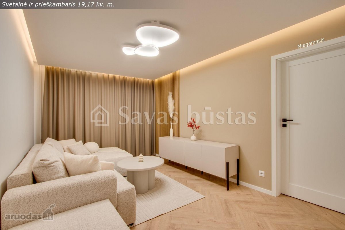 Naujai ir kokybiškai suremontuotas 3 kambarių - nuotraukos Nr. 2