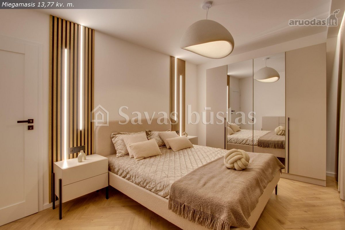 Naujai ir kokybiškai suremontuotas 3 kambarių - nuotraukos Nr. 13