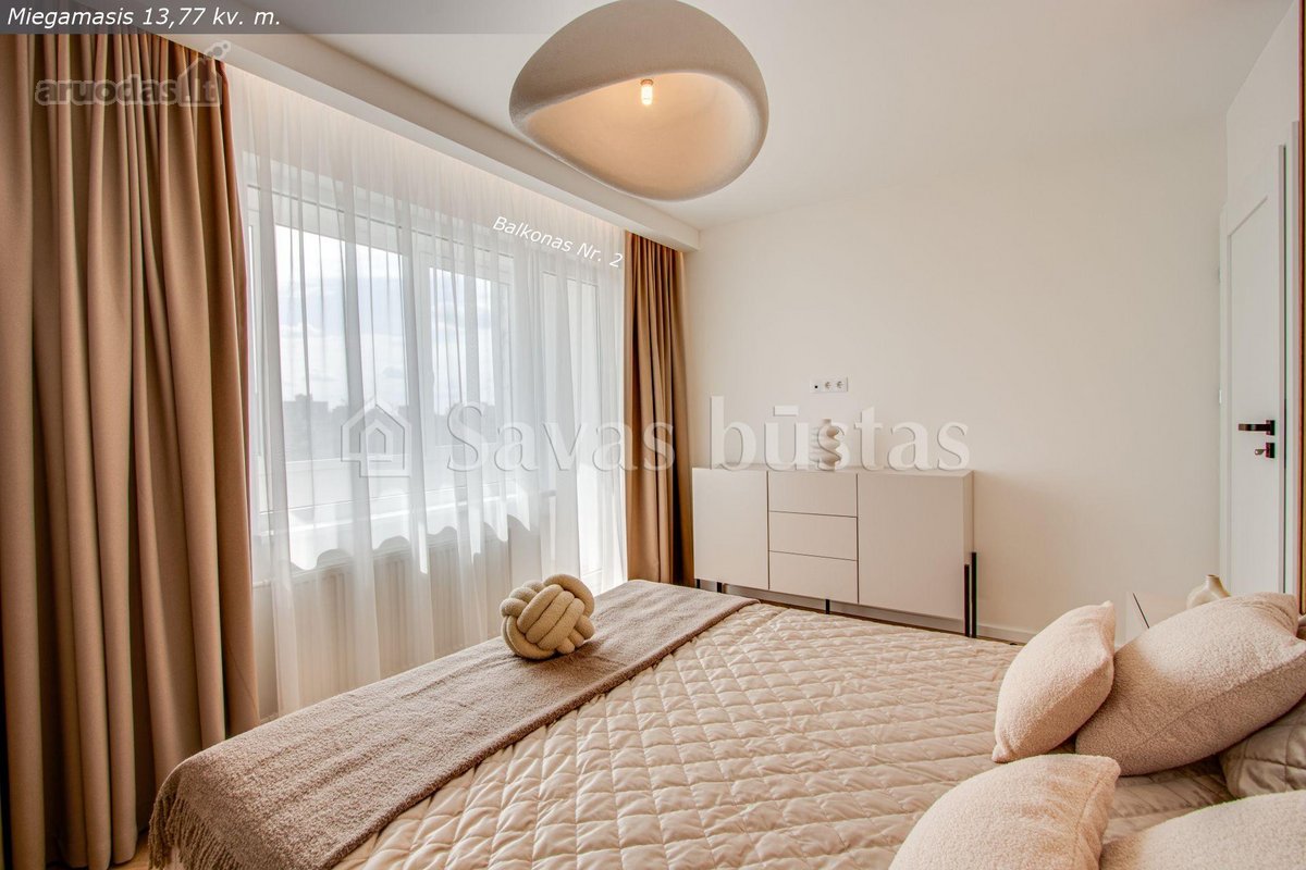 Naujai ir kokybiškai suremontuotas 3 kambarių - nuotraukos Nr. 19