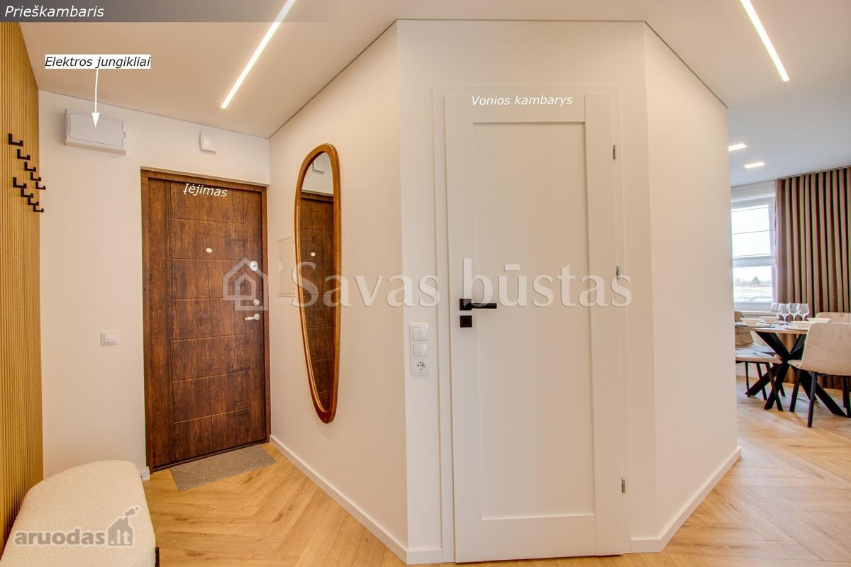 Naujai ir kokybiškai suremontuotas 3 kambarių - nuotraukos Nr. 31