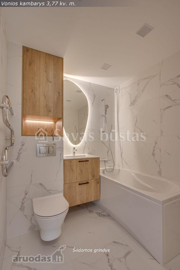 Naujai ir kokybiškai suremontuotas 3 kambarių - nuotraukos Nr. 36