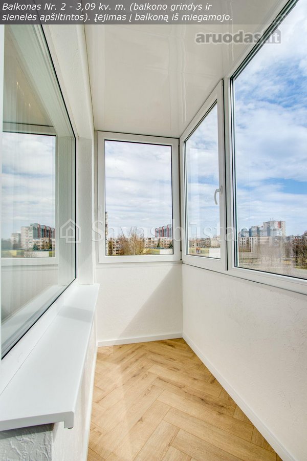 Naujai ir kokybiškai suremontuotas 3 kambarių - nuotraukos Nr. 46