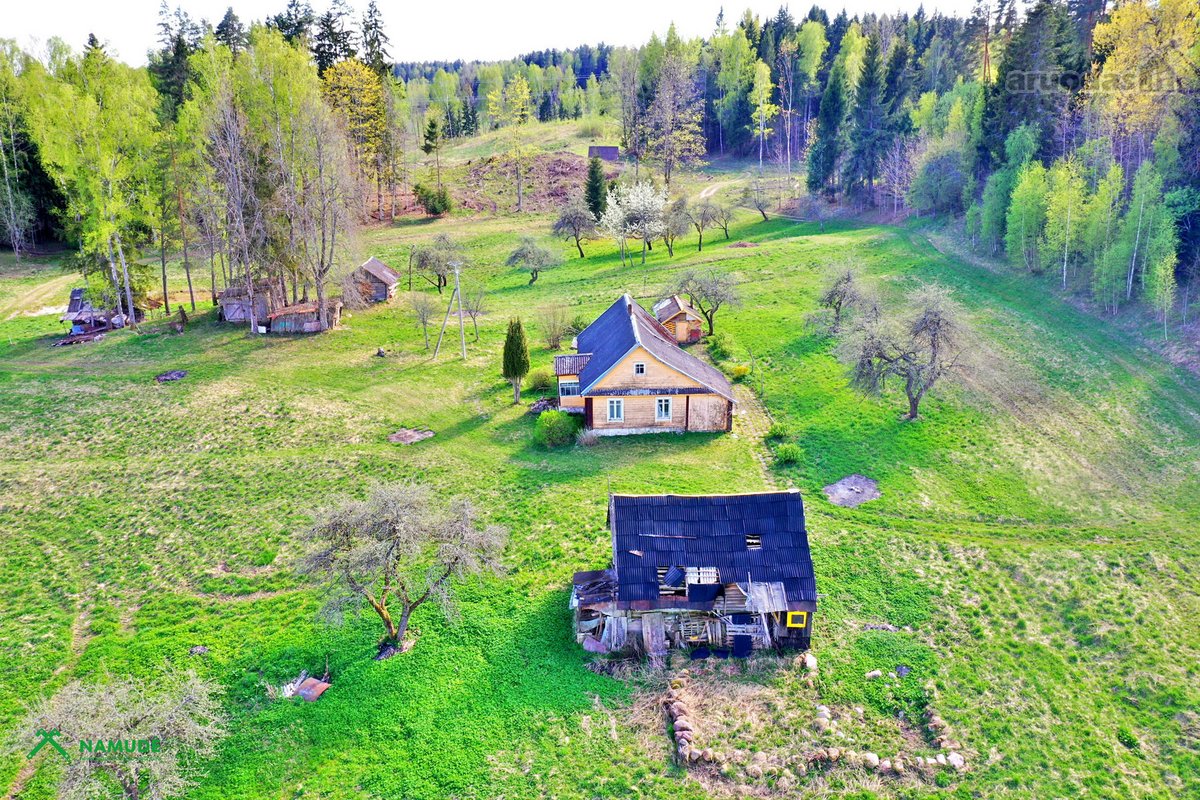Parduodama rąstinė sodyba su vaizdingu ir - nuotraukos Nr. 13