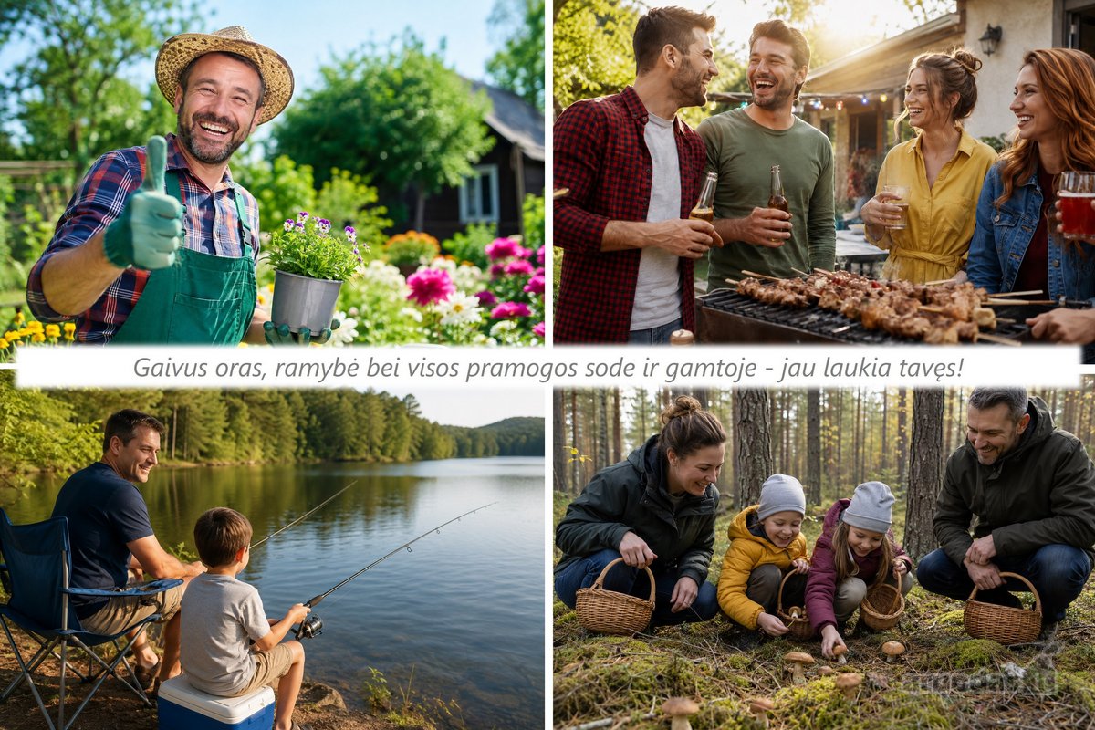 Gaivus oras, ramybė ir visos pramogos gamtoje - nuotraukos Nr. 28