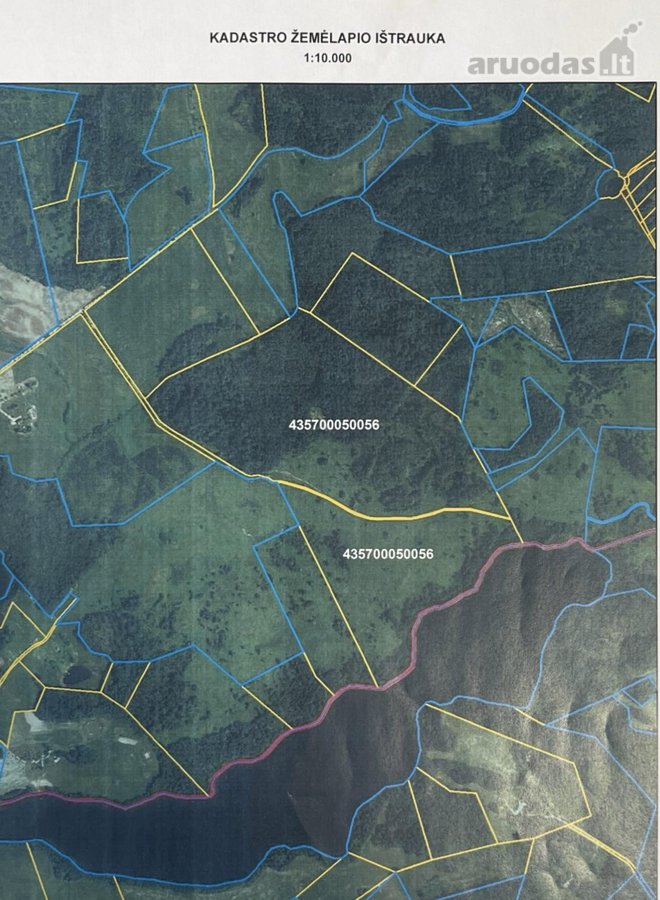 Parduodama vientisa 44,5 ha žemės ir miško - nuotraukos Nr. 2