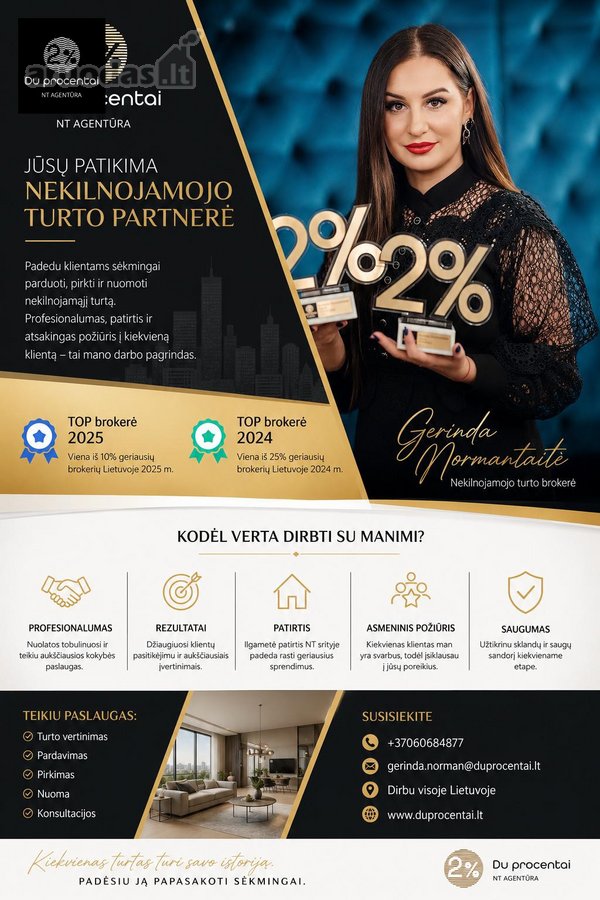 Nekilnojamojo turto agentūra "Du procentai" - nuotraukos Nr. 43