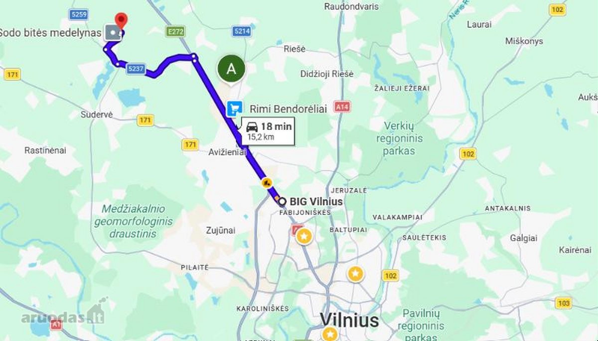 Parduodamas 6,23 A Sodo Sklypas Brinkiškių K. - nuotraukos Nr. 13