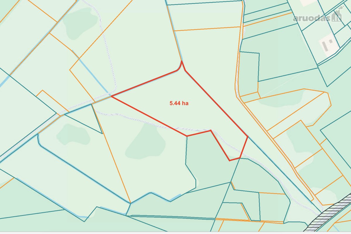 Parduodamas erdvus 5,44 ha žemės ūkio - nuotraukos Nr. 2