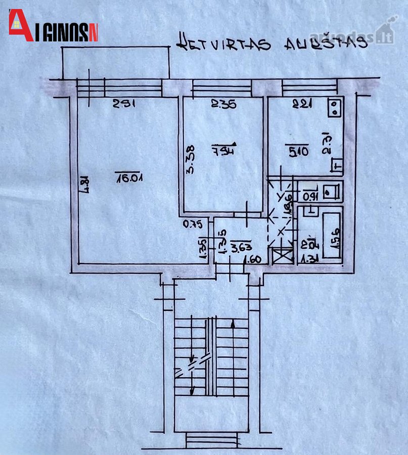 Klaipėdoje, Baltijos pr. parduodamas dviejų - nuotraukos Nr. 13