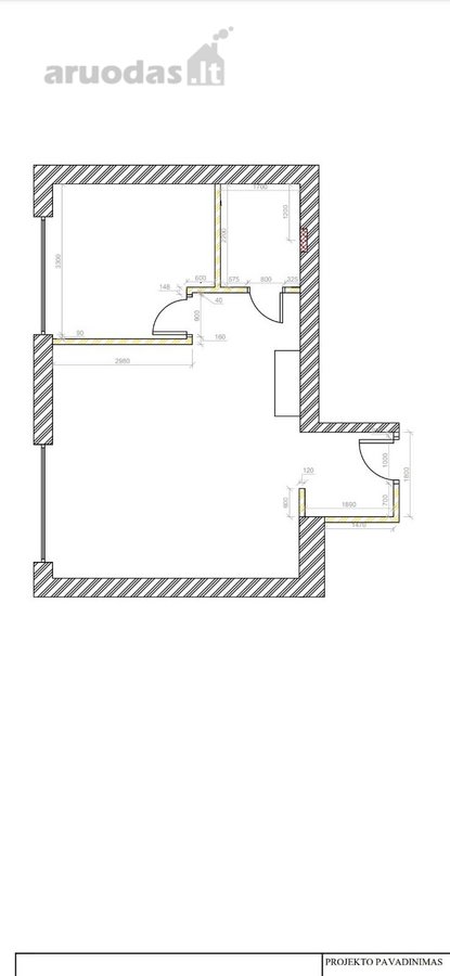 Parduodamas jaukus 47 m² ploto butas su - nuotraukos Nr. 30