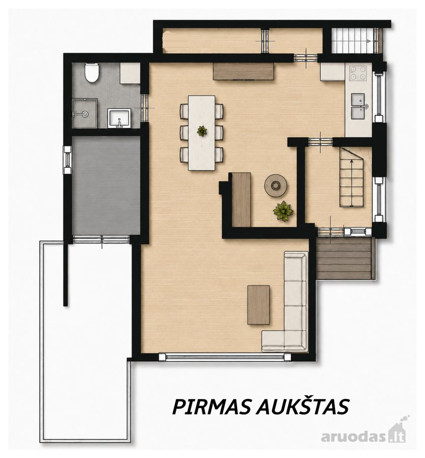 Nuomojamas Išskirtinis, Erdvus 5 Kambarių - nuotraukos Nr. 28