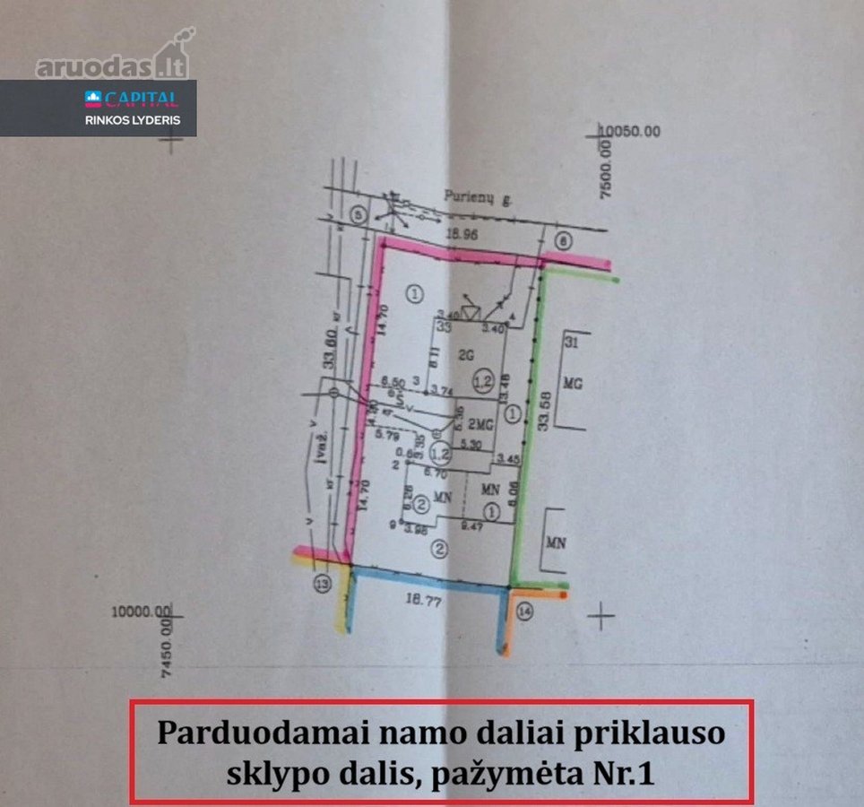 Parduodama rąstinio namo dalis Purienų g., - nuotraukos Nr. 36