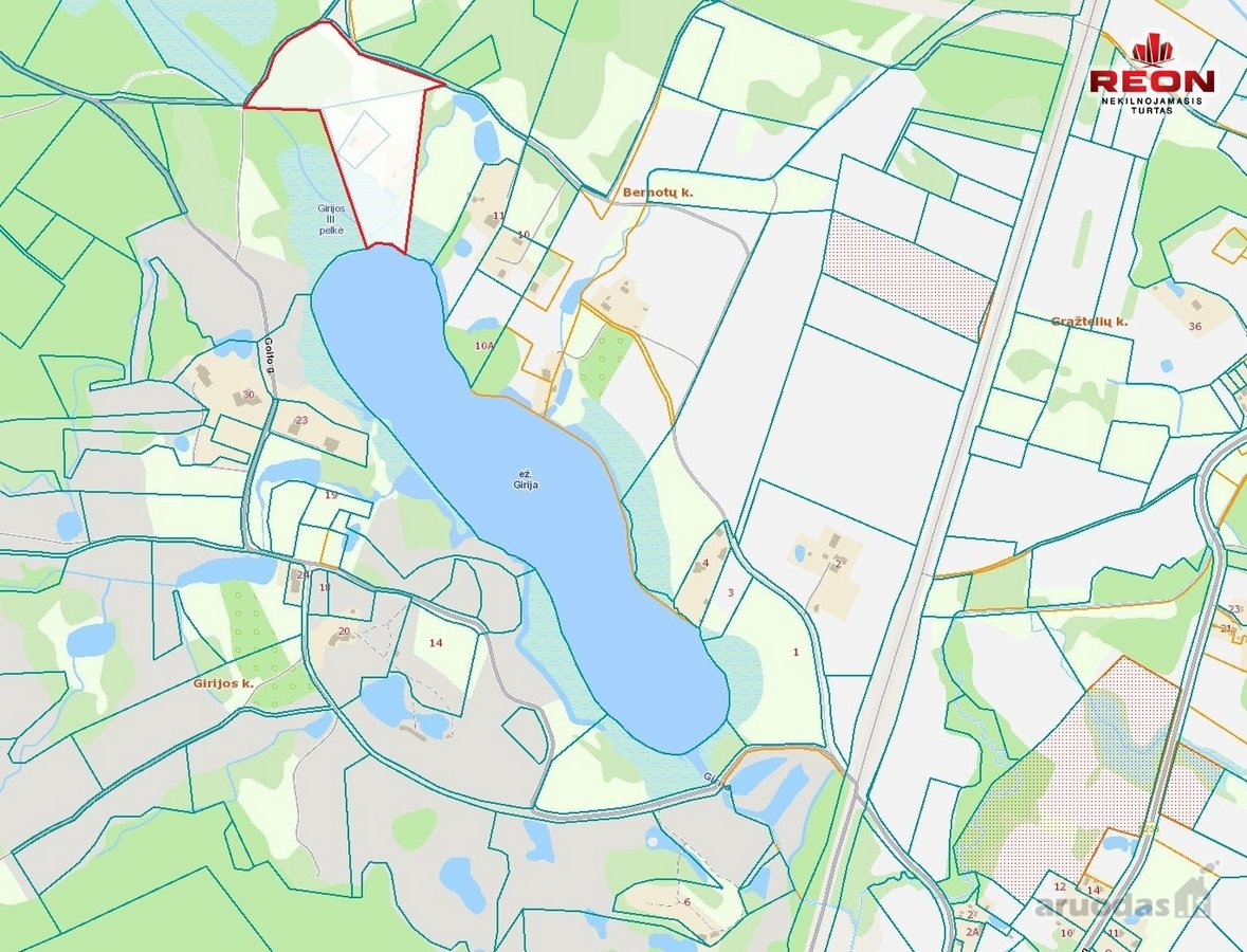 Unikalus 4,09 Ha Sklypas Prie Girijos Ežero, - nuotraukos Nr. 5