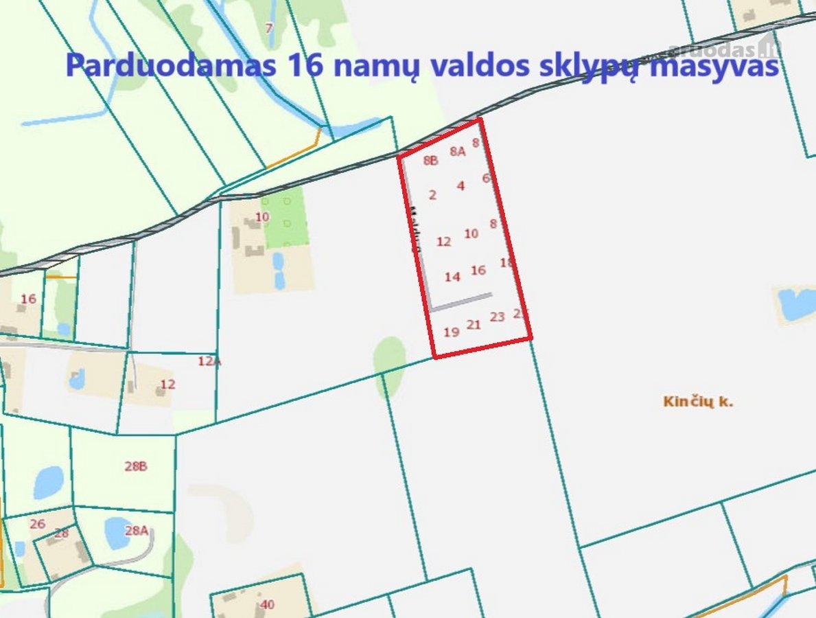 Parduodamas 16 namų valdos sklypų masyvas - nuotraukos Nr. 5