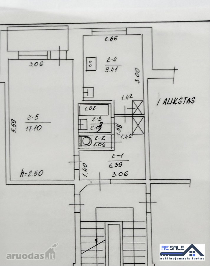 Parduodamas jaukus 1 kambario, 36,12 kv. m - nuotraukos Nr. 21