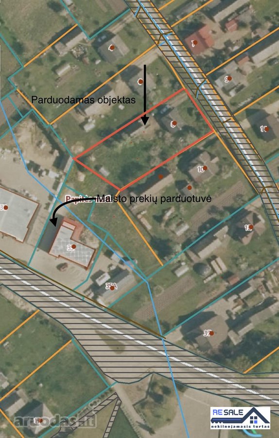 Parduodamas Erdvus 13 Arų Sklypas Su 42.17kv - nuotraukos Nr. 20