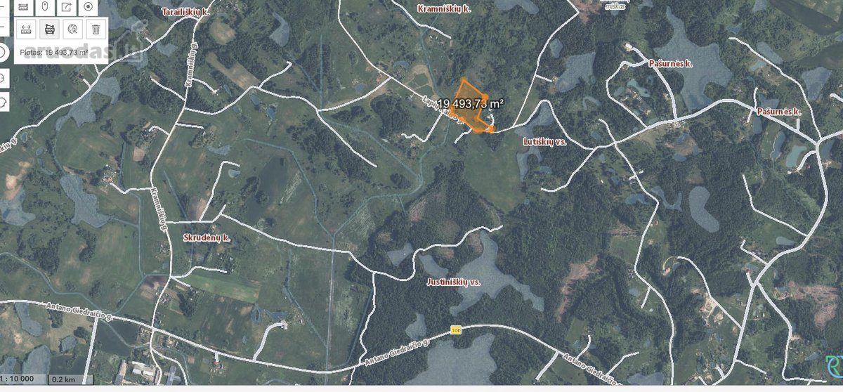 Parduodamas sklypas 1,94ha Kramniškių k. - nuotraukos Nr. 2