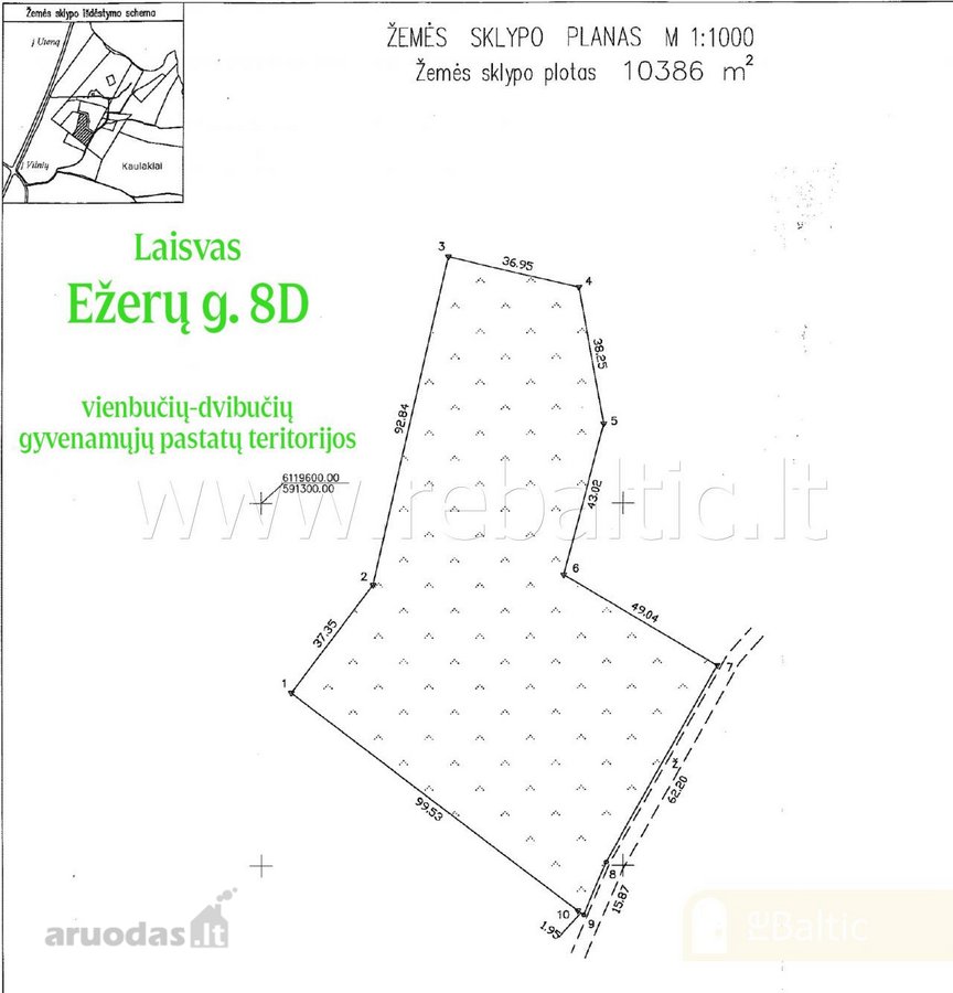 Parduodami trys namų valdos sklypai šalia - nuotraukos Nr. 9