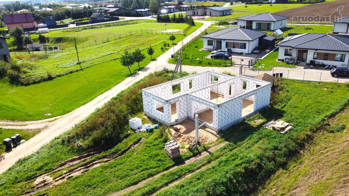Parduodamas naujai statomas skandinaviško - nuotraukos Nr. 15