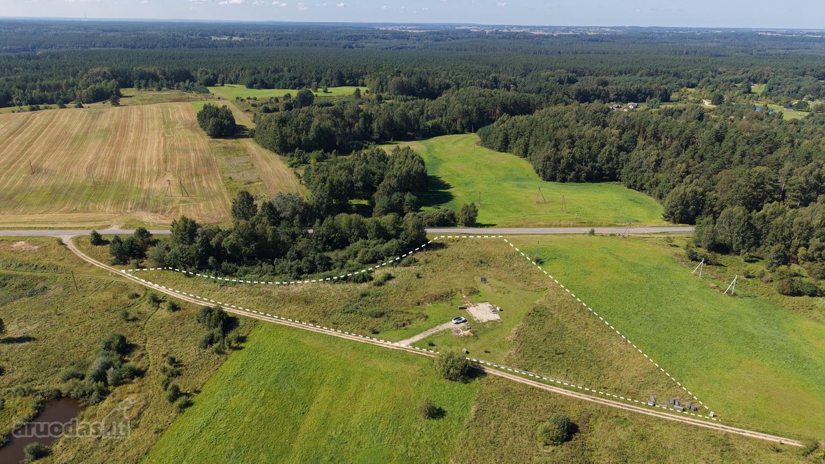 Parduodamas 1,007 Ha Namų Valdos Sklypas - nuotraukos Nr. 2