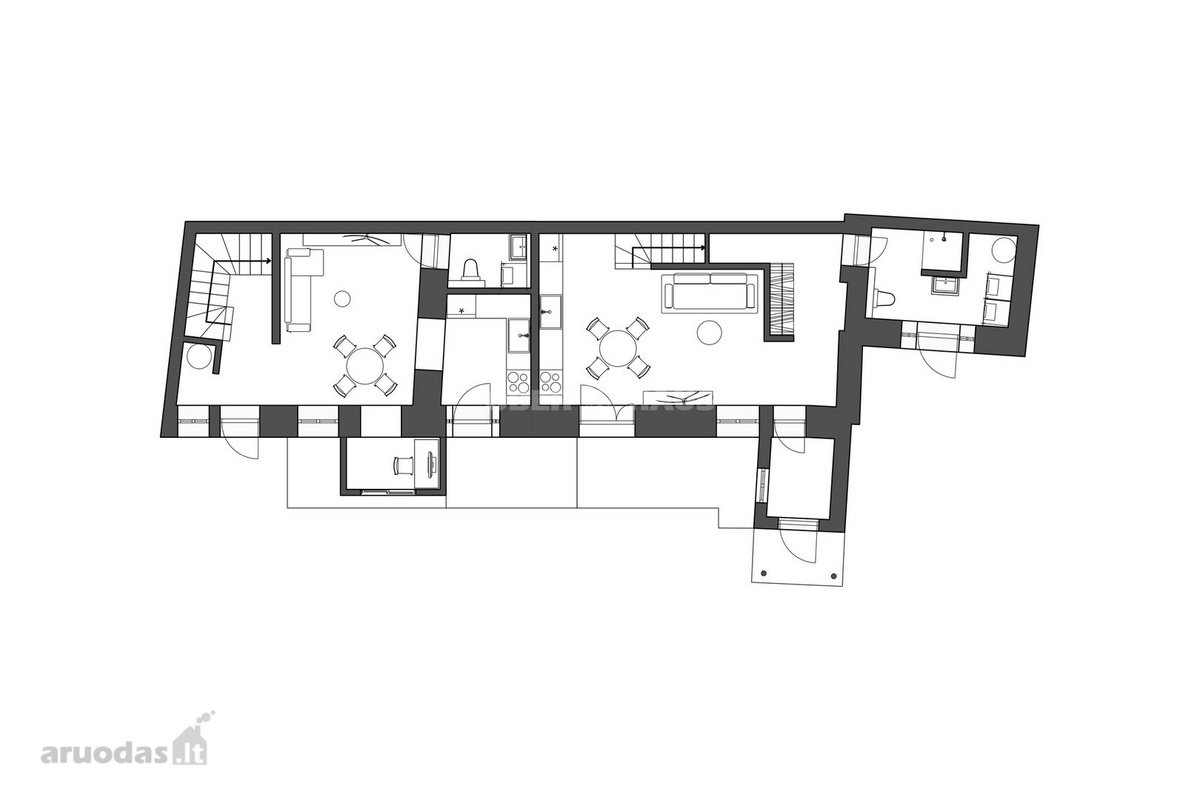 Parduodamas Išskirtinis 2 Butų Projektas - nuotraukos Nr. 3