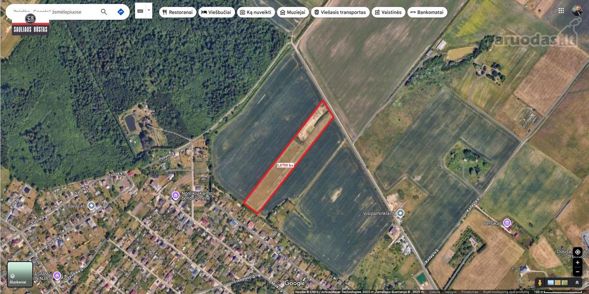 Parduodamas pigiai 1,67 ha žemės sklypas - nuotraukos Nr. 4