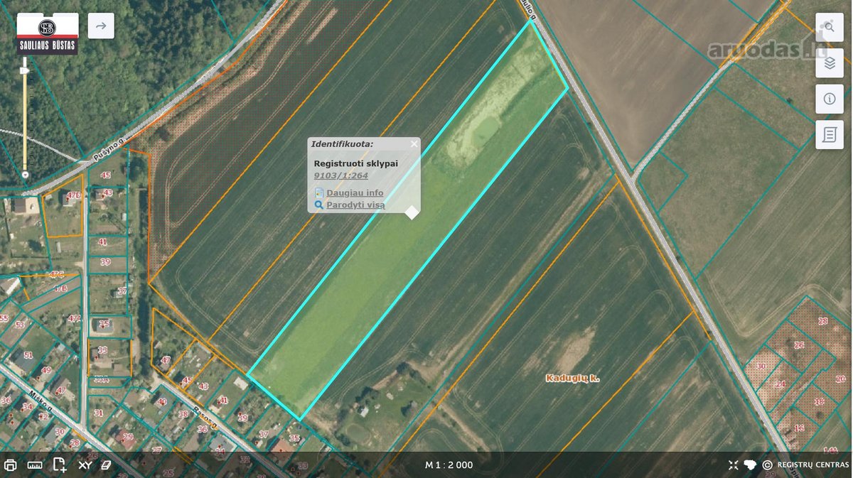 Parduodamas pigiai 1,67 ha žemės sklypas - nuotraukos Nr. 2